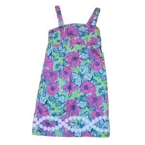 Lilly Pulitzer Green Bloomin Cacoonin Butterfly Floral Dress